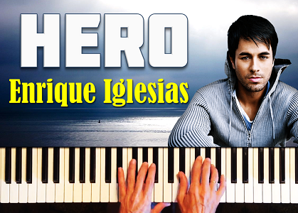 Урок фортепиано Enrique Iglesias - Hero